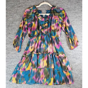 Walking on Sunshine Tiered Floral Dress